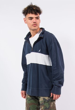 NAUTICA 1/4 ZIP SWEATSHIRT
