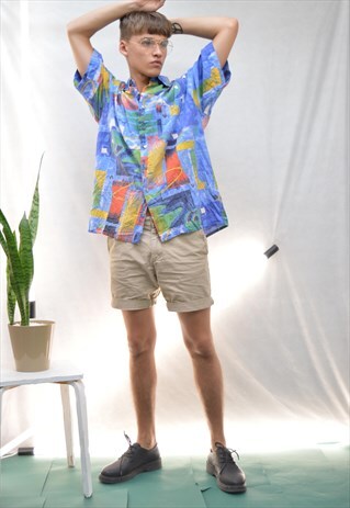 VINTAGE COLOURFUL FESTIVAL SHIRT
