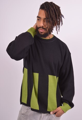 VINTAGE VARSACE JUMPER SWEATER BLACK