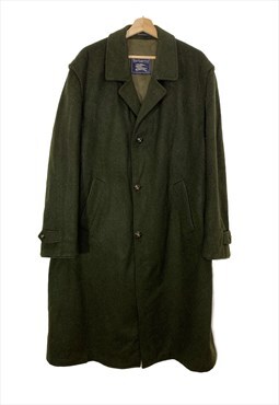 Green vintage Burberry coat,, Size XL