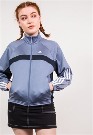 ADIDAS VINTAGE 90'S GREY TRACKSUIT JACKET