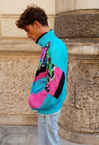 VINTAGE 90'S RARE SHELL WINDBREAKER 8-66