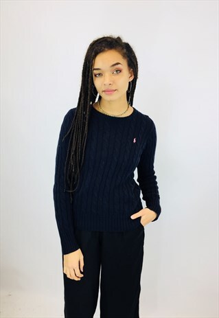 RALPH LAUREN CABLE KNIT COTTON JUMPER