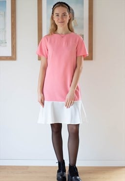 Light pink short sleeve dress