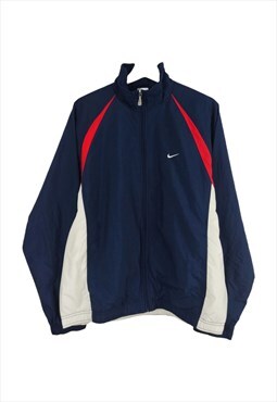 Vintage Nike Sport Track Jacket in Blue M