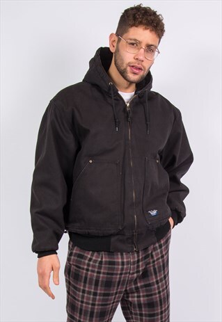 WALLS HOODED CHORE JACKET DUCK WORK