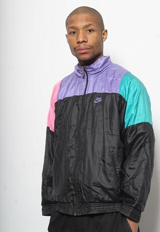 VINTAGE NIKE JACKET TRACK TOP BLACK