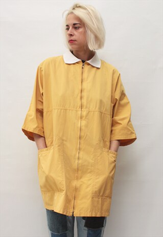 VINTAGE 80' AWESOME UNIQUE MUSTARD YELLOW JACKET