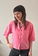 VINTAGE 80S PINK BLOUSE