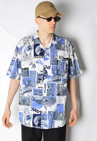 VINTAGE 90S SAFARI SHIRT