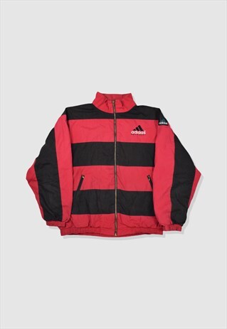 VINTAGE 90S ADIDAS EMBROIDERED COLOUR BLOCK TRACKSUIT JACKET
