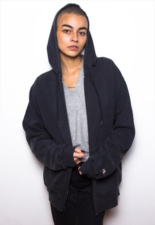 VINTAGE 90S CHAMPION BLACK SWEATSHIRT ID:3301