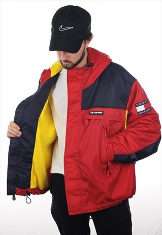 VINTAGE TOMMY HILFIGER FLEECE LINED SAILING JACKET