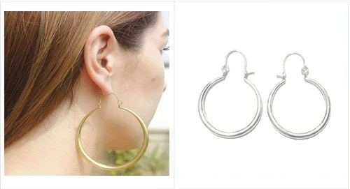 Egyptian Hoop Earrings