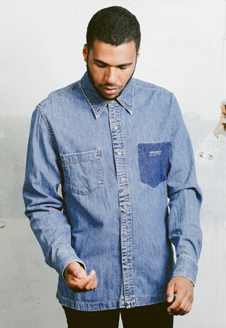 VINTAGE DKNY DENIM SHIRT