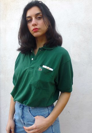 LACOSTE GREEN POLO T-SHIRT