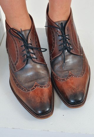 VINTAGE REAL LEATHER ELEGANT BOOTS