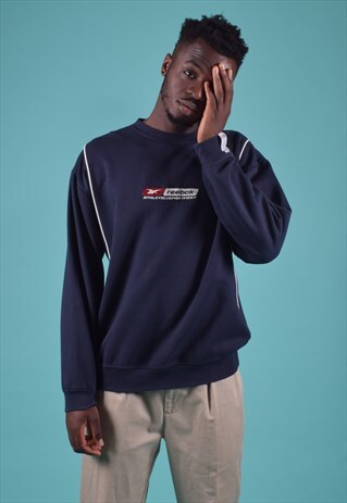 VINTAGE REEBOK NAVY SWEATSHIRT