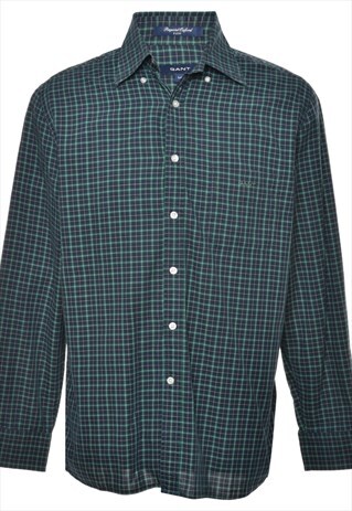 BEYOND RETRO VINTAGE GANT CHECKED SHIRT - M