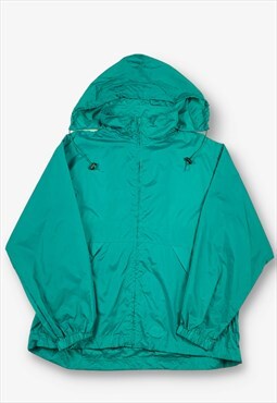 Land's end raincoat windbreaker jacket emerald M BV20563