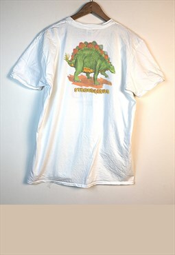 stegosaurus Dinosaur reptile Vintage Tshirt 2000s