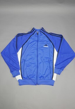 Vintage Adidas Track Jacket in Blue with Logo