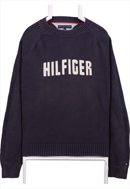 Tommy Hilfiger 90's Spellout Logo Knitted Crewneck Jumper / 