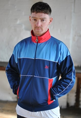 VINTAGE 80S PUMA TRACK JACKET