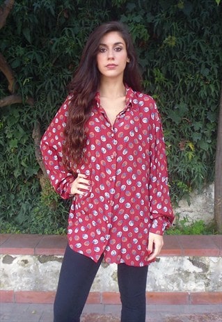 VINTAGE OVERSIZE BLOUSE