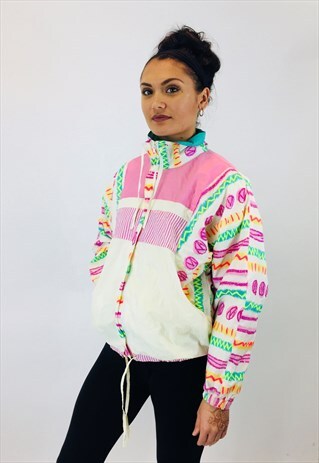 VINTAGE FESTIVAL 80S RAVE WINDBREAKER JACKET