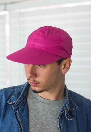 VINTAGE LONG BILL BASEBALL CAP HAT LOGO 90S X 1.9