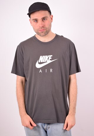 NIKE MENS VINTAGE T-SHIRT TOP XL GREY 90S