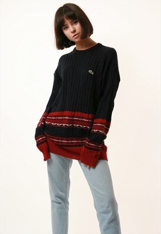 90S VINTAGE LACOSTE OLDSCHOOL KNITWEAR SWEATER 14190