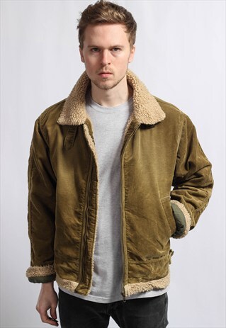 VINTAGE CORDUROY FLEECE LINED JACKET