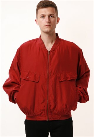 90S VINTAGE OLDSCHOOL LIGHTWEIGHT LINED JACKET 16059