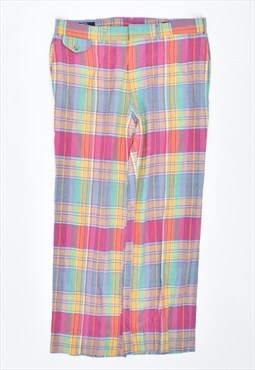 90's Polo Ralph Lauren Chino Trousers Check Multi