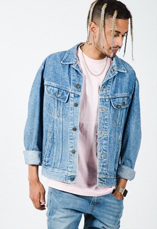 VINTAGE 80S ORIGINAL LEE BASIC DENIM JACKET / 7501