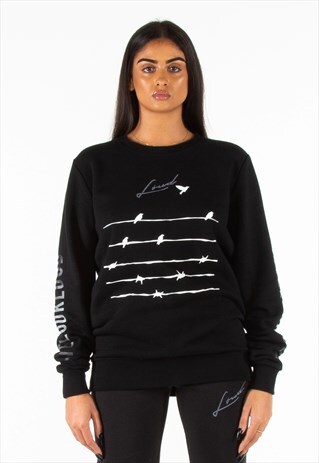LOUD BIRDS ON WIRE SWEATSHIRT