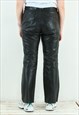 JOIE DE VIVRE GENUINE LEATHER PANTS SIZE 12 BIKER TROUSERS