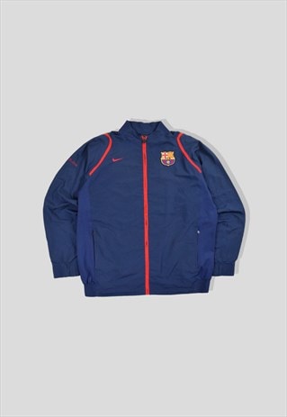 VINTAGE 00S NIKE BARCELONA EMBROIDERED LOGO TRACK JACKET