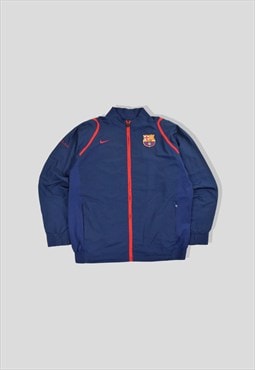 Vintage 00s Nike Barcelona Embroidered Logo Track Jacket