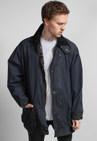 VINTAGE OVERSIZED WAX JACKET