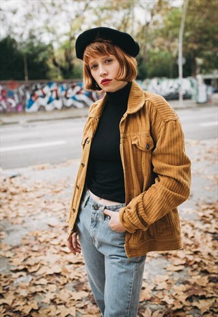 CORDUROY MUSTARD JACKET