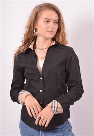 VINTAGE BURBERRY SHIRT BLACK