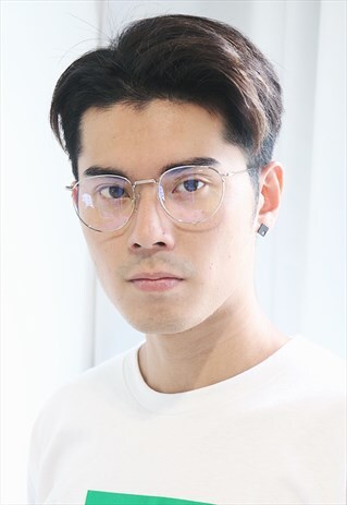 SILVER METAL GLASSES