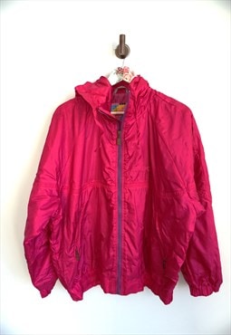 Vintage Windbreaker Jacket Track Top Pink Run