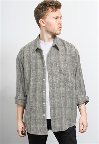 VINTAGE AZTEC PATTERNED SHIRT