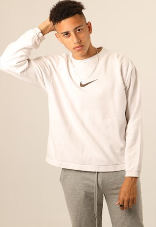 VINTAGE NIKE EMBROIDERED LOGO SWEATSHIRT