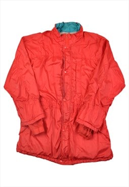 Vintage Eddie Bauer Waterproof Windbreaker Jacket Red Large
