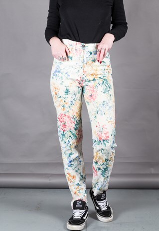 VINTAGE 90S KENZO HIGH WAISTED TROUSERS